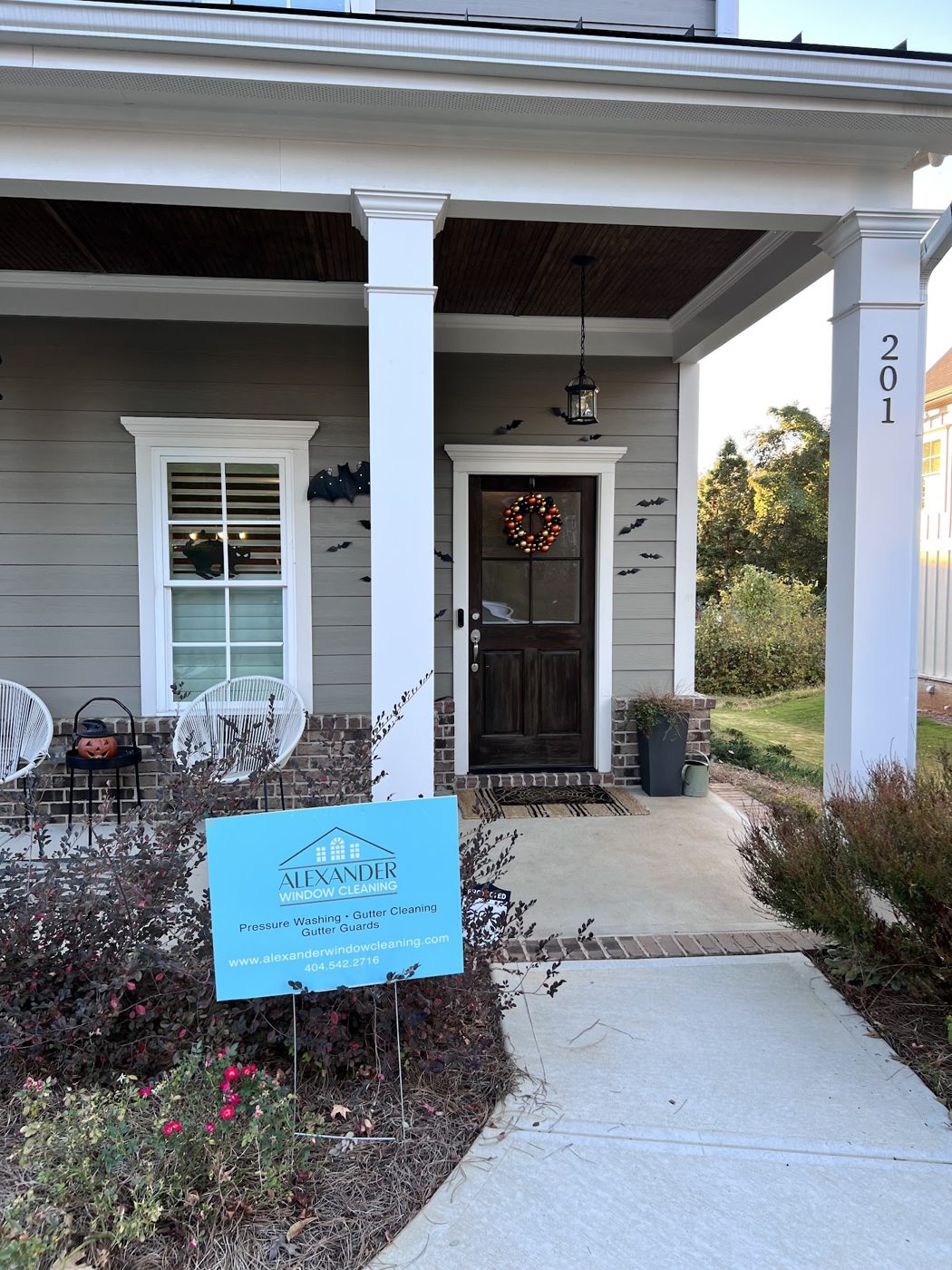 Job sign out front